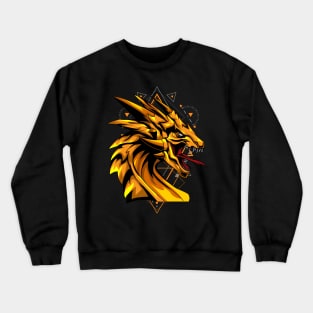 dragon gold night Crewneck Sweatshirt